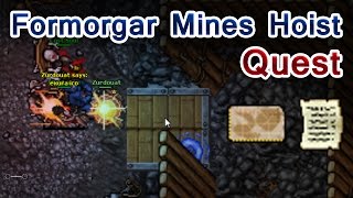 Tibia Formorgar Mines Hoist Quest  Paso a Paso [upl. by Icnan]