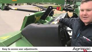 Features of the Krone EasyCut mower conditioner [upl. by Eecyaj]