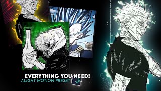 Alight Motion editing pack  anime preset alight motion [upl. by Vareck]