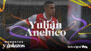 ¡Ídolo Todos los goles de Yulián Anchico con Santa Fe en Liga [upl. by Ennovyahs951]