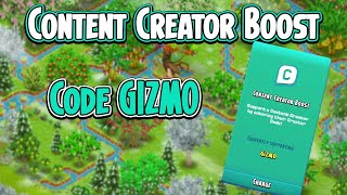 Hay DayCONTENT CREATOR BOOST Code GIZMO [upl. by Natsirt]