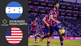 Honduras vs USA Extended Highlights  CONCACAF WCQ  CBS Sports Golazo [upl. by Erodisi]