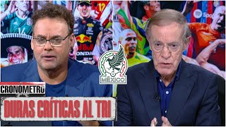 MÉXICO cifra esperanzas en Julián Quiñones y Carlos Vela Estallan Faitelson y Joserra  Cronómetro [upl. by Beatriz]