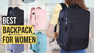 Best Backpack For Women  Travel Backpack Women Bag Review [upl. by Okkin]