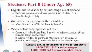 Part 1 Using TRICARE and Medicare [upl. by Salomo]