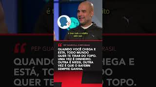 PEP GUARDIOLA MANDA RECADO PARA CRÍTICOS 😉🔥 shorts [upl. by Druci]