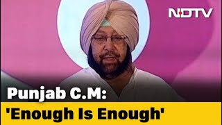 Enough Is Enough Amarinder Singh Announces Daily Night Curfew Weekend Lockdown In Punjab [upl. by Maryellen]