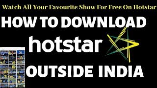 How To Download Hotstar App Outside INDIA For Free👍Easy Way To Download Hotstar App😇 [upl. by Ynafit]