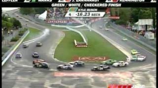 Unbeliveable finish of NAPA Auto Parts 200 at Gilles Villeneuve  NASCAR Nationwide Series Spanish [upl. by Oilenroc]