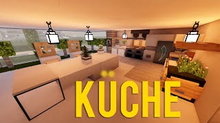 EINRICHTUNG  KÜCHE größte moderne Luxusvilla in MINECRAFT TUTORIAL HAUS 287 Part 2 [upl. by Acacia]