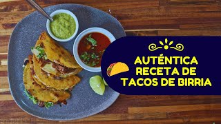 Cómo preparar en casa la auténtica Receta de Tacos de Birria [upl. by Htims]