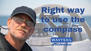 Wavysail FREE sailing tutorial how to use a compass [upl. by Yddet658]