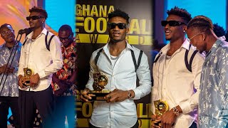 Watch how Mohammed Kudus won Player of the Year and Goal of the year at Ghana Football Awards 2024 [upl. by Gore]