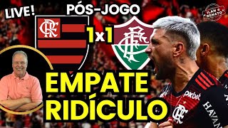 FLAMENGO JOGA SOMENTE 45 MINUTOS E CEDE EMPATE AO FLUMINENSE [upl. by Sharma437]