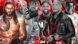 Battle Of Samoan Family In Gauntlet Elimination WWE 2K24 [upl. by Dihgirb232]