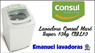 Lavadora Consul maré super 10kg CWL10B Roupas coloridas [upl. by Kiraa]