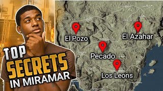 Top 7 Secrets Of Miramar in PUBG Mobile [upl. by Brebner]