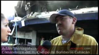 Incendio Coppel Culiacán Adán Shinagawa Comandante bomberos flv [upl. by Saile]