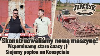 27 Skonstruowaliśmy nową maszynę Wspominamy stare czasy siejąc poplon na Koszęcinie [upl. by Adnohsat362]