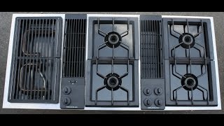 Jenn Air Downdraft Cooktop Demonstration [upl. by Xanthe]