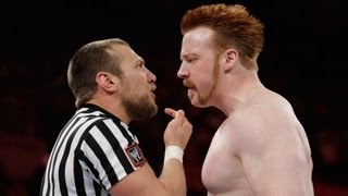 Sheamus vs Mark Henry with special referee Daniel Bryan Raw April 23 2012 [upl. by Dedra]