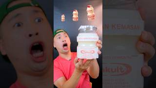 Minum Yakult Kecil Sedang Besar🍼 asmr mukbang makansesuaiemoji drinkwater [upl. by Emyam]