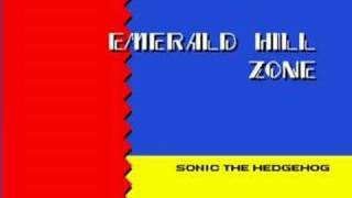 Sonic 2 Music Emerald Hill Zone 1player [upl. by Tirb]