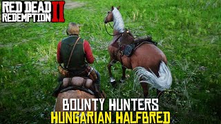 Getting the Hungarian Halfbred from Bounty Hunters  RDR2 [upl. by Haidabo340]