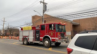 Real Q Gerritsen Beach Volunteer Fire Department Engine 1 responding to a brush fire with real q [upl. by Hoashis115]