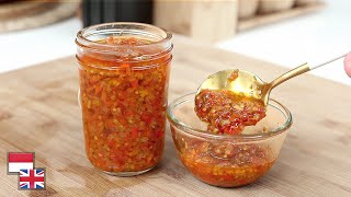 Awet TANPA Pengawet Resep SAMBAL BAWANG Ala Bu Rudy Surabaya [upl. by Elfrida]