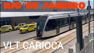 RIO DE JANEIRO VLT CARIOCA veículo leve sobre trilhos [upl. by Sirrom]