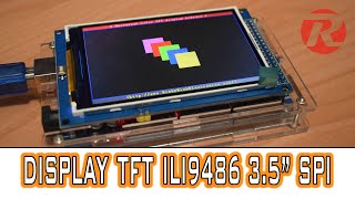 Display TFT ILI9486 SPI 35quot per Arduino Mega [upl. by Ballard552]