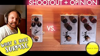 Shootout  Opinion J ROCKETT ARCHER amp THE JEFF ARCHER vs MOSKY AUDIO SILVER HORSE Klon Clones [upl. by Terrab]