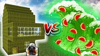 THỬ THÁCH SÓNG THẦN DƯA HẤU VÀ TÌM KIM CƯƠNG TRONG MCPE  Thử Thách SlenderMan [upl. by Ailimaj]