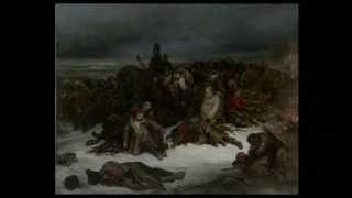 Lecture 9 Find the Hero Ary Scheffers The Retreat of Napoleons Army from Russia in 1812 1826 [upl. by Erodoeht285]