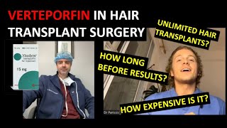 Verteporfin in Hair Transplant Surgery Asking Dr Bloxham Your Questions  Dr Parissis [upl. by Lupita]