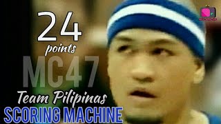 Mark Caguioa highlights 24 pts Team Pilipinas vs Kazakhstan   devastating ankle breaker [upl. by Sakovich708]