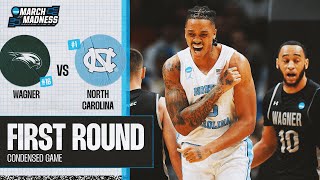 North Carolina vs Wagner  First Round NCAA tournament extended highlights [upl. by Theodosia]