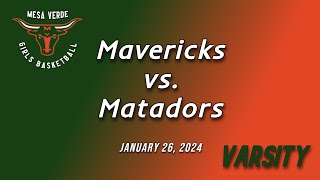 12624 Mavericks vs Matadors Varsity [upl. by Conner798]