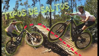 TIPOS de SALTOS MTB DOBLES CORTADOS Y ðŸ˜²  Montito Quemado [upl. by Dennison]