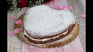 Torta al cacao farcita con panna e Nutella perfetta per la Festa della Mamma [upl. by Fasano]