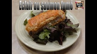 RECETTE26Eclair au saumon fumé [upl. by Ynos]