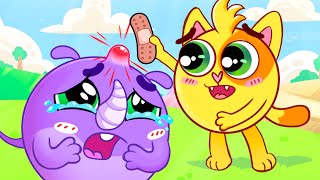 Accidents Happen Song  Boo Boo Kids Songs 😻🐨🐰🦁 And Nursery Rhymes by Baby Zoo [upl. by Thacher]