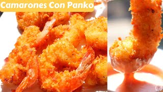 Camarones Empanizados Crujientes Con Panko Estilo Japones  Crunchy Shrimp With Panko [upl. by Alegre757]