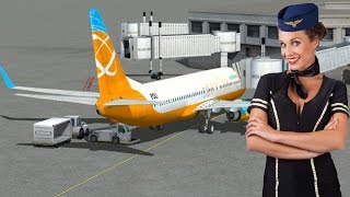 FSX with FDC Live Cockpit Announcements HD [upl. by Meensat]