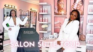 MY NEW SALON SUITE TOUR 2022 [upl. by Haas]