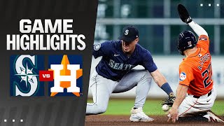 Mariners vs Astros Game Highlights 5324  MLB Highlights [upl. by Okuy557]