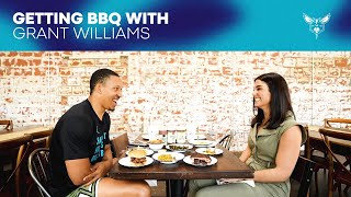 Grant Williams Talks With Ashley ShahAhmadi at a Local BBQ [upl. by Dahsra]