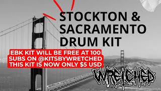 Stockton drum kit  EBK drum kit will be FREE at 100 subs Kitsbywretched [upl. by Pollux154]