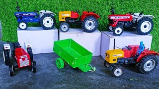 Big Swaraj Tractor Mahindra Tractor Sonalika Tractor unboxing video l Makmud Toys [upl. by Jsandye]